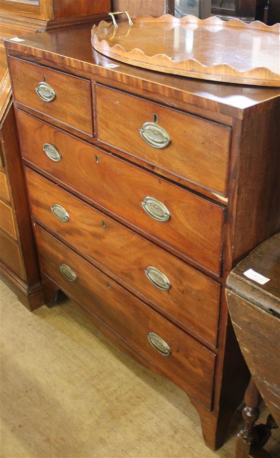 Georgian mahogany chest of drawers